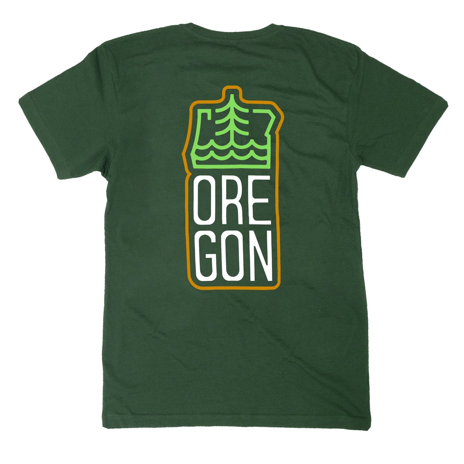Simply Oregon Tee | Forest Green - Tees - Hello From Oregon
