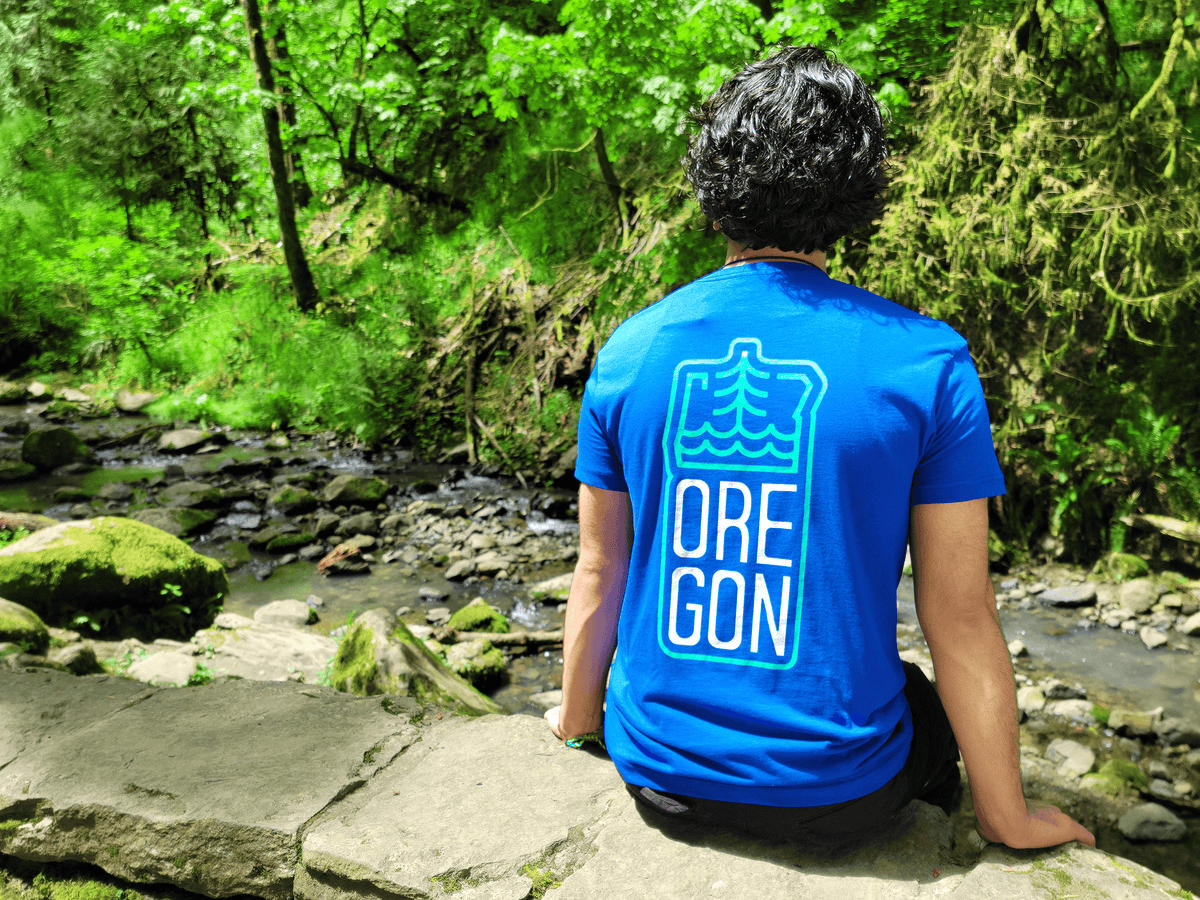 Simply Oregon Tee | Royal - Tees - Hello From Oregon