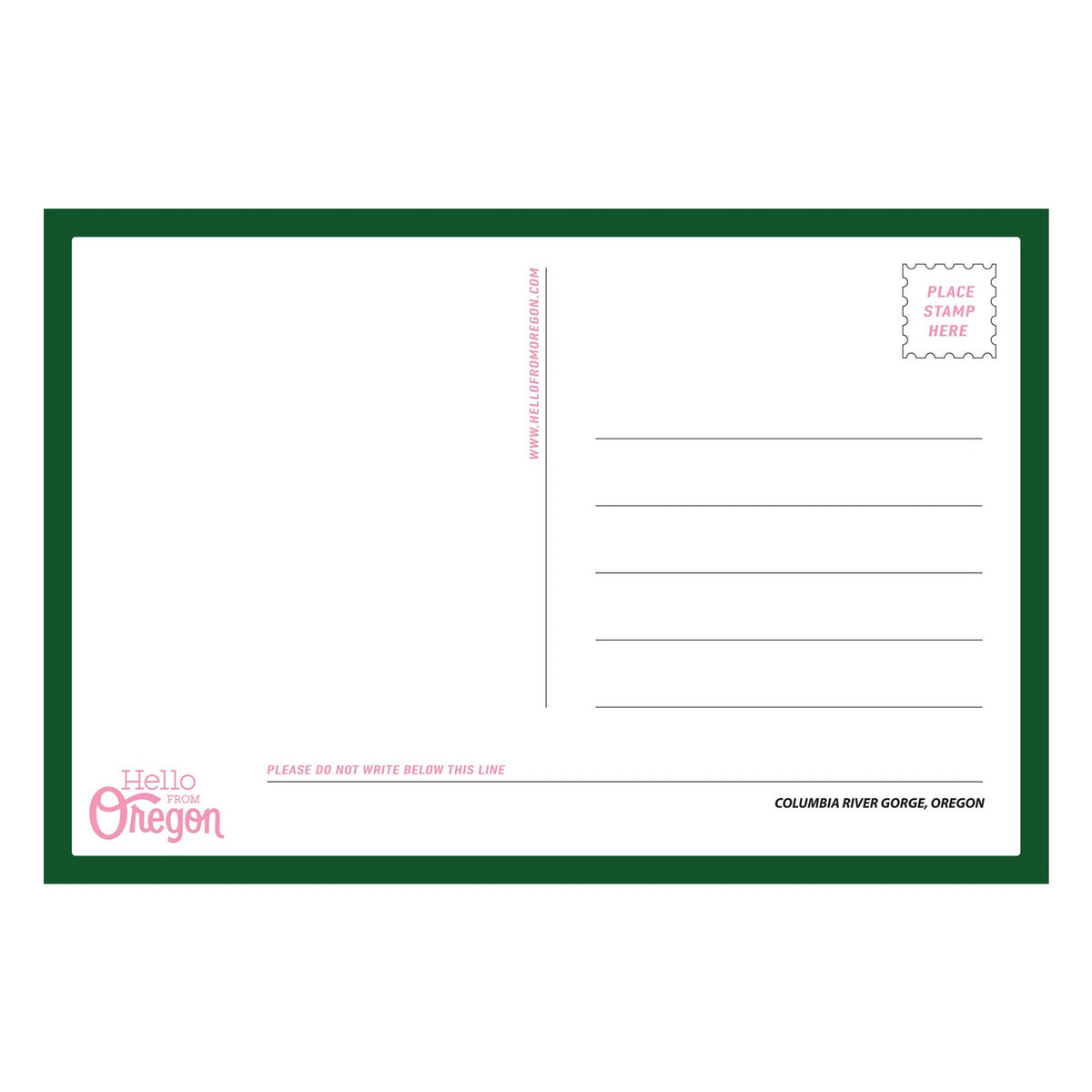 The Gorge Postcard - Postcards - Hello From Oregon