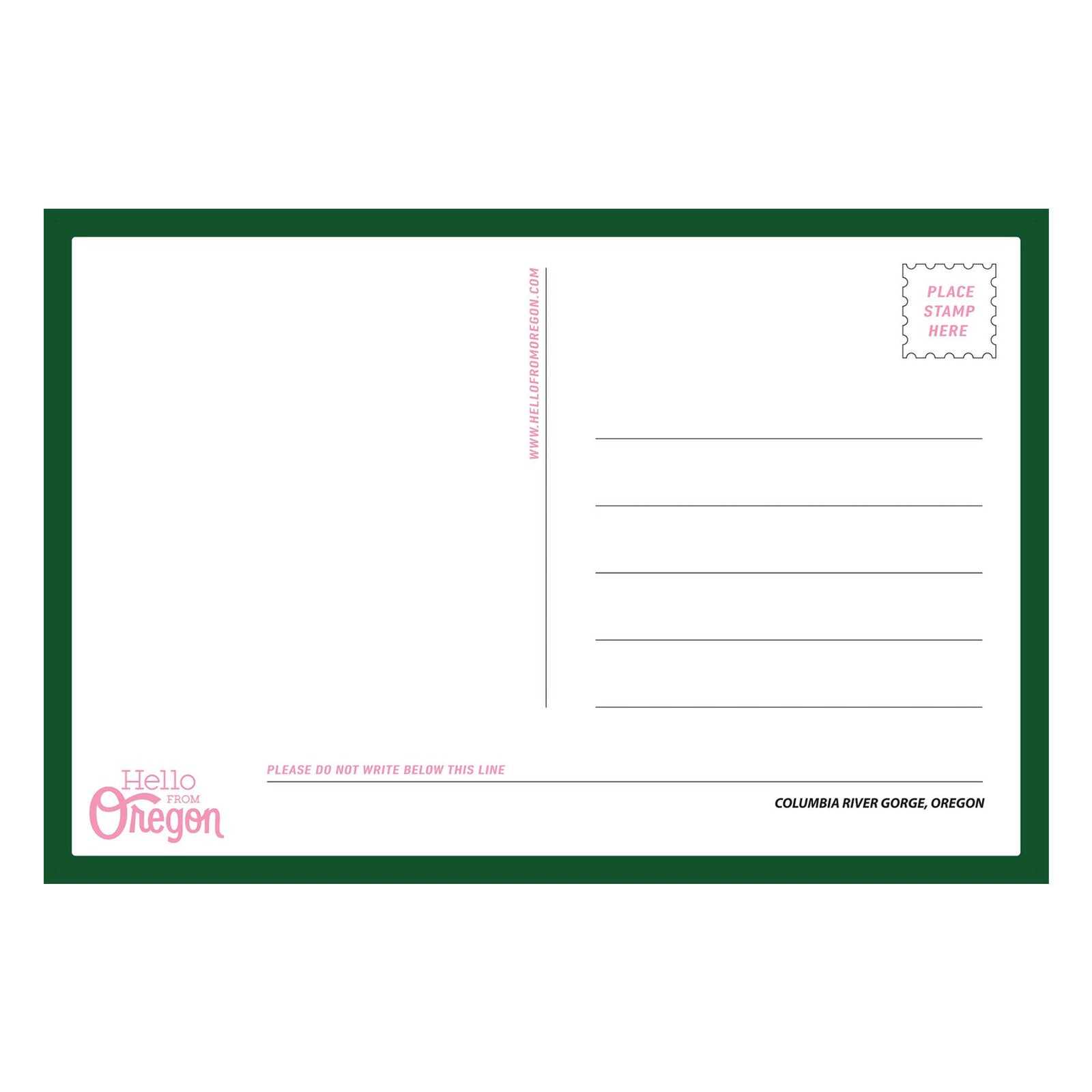 The Gorge Postcard - Postcards - Hello From Oregon