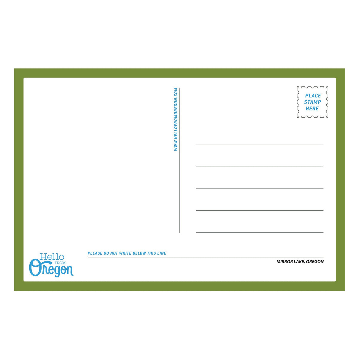 Trillium Lake Postcard - Postcards - Hello From Oregon