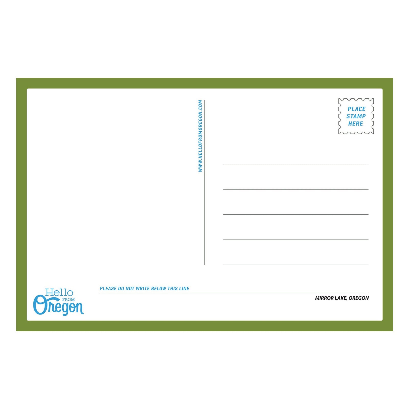 Trillium Lake Postcard - Postcards - Hello From Oregon