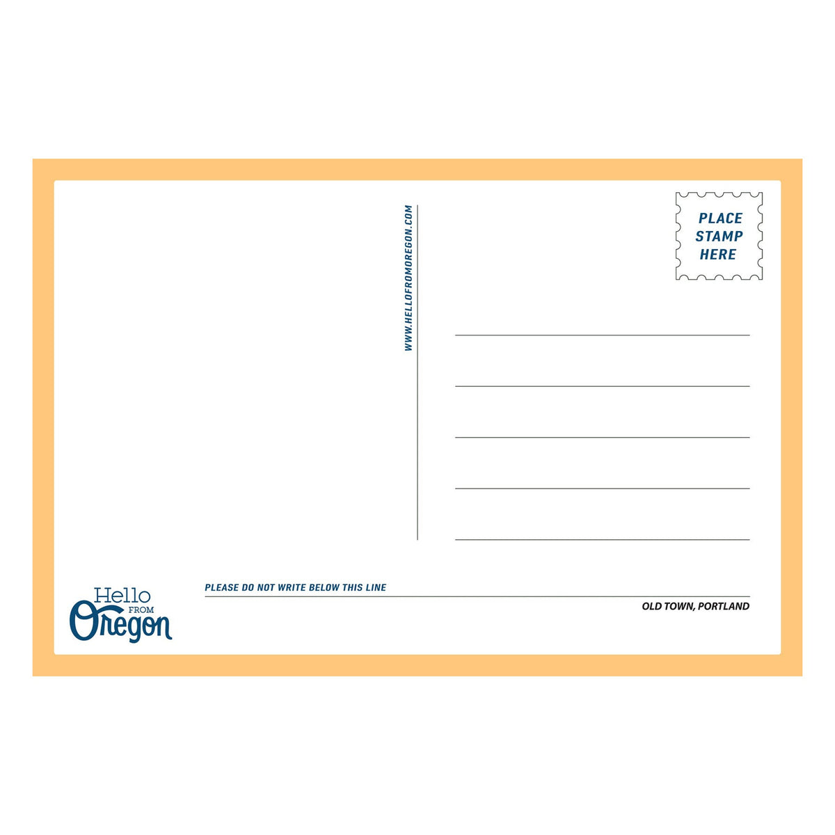 White Stag At Night Postcard - Postcards - Hello From Oregon