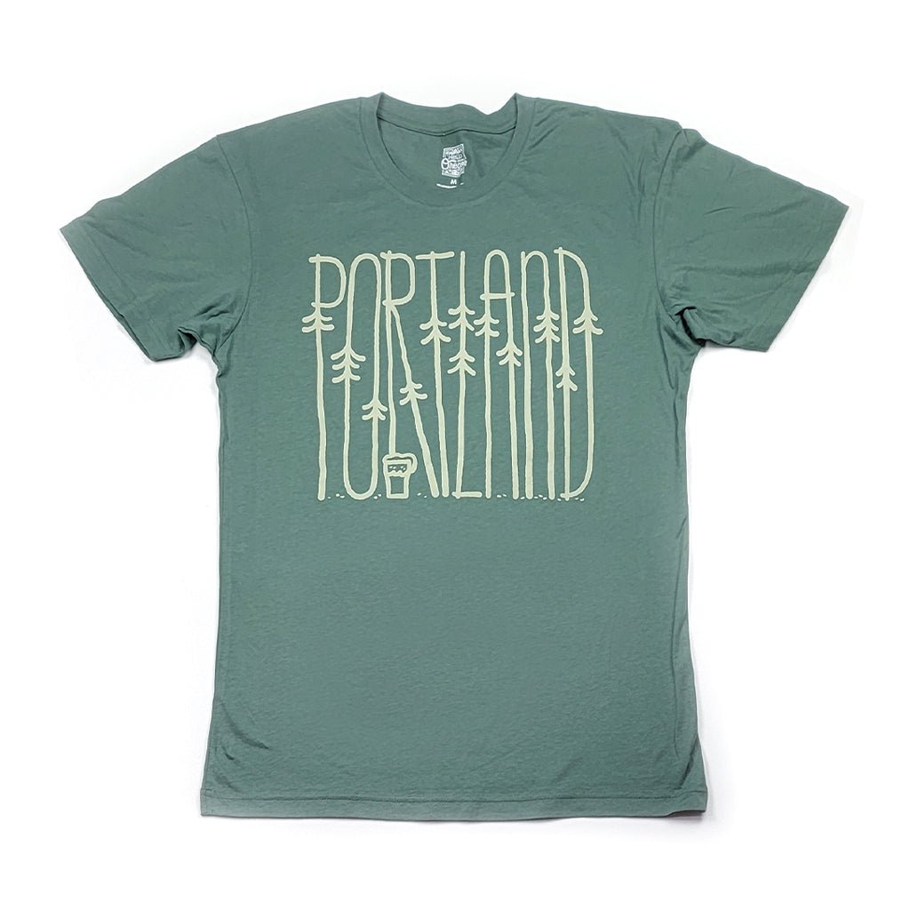 Woodland Tee | Pine Heather - Tees - Hello From Oregon